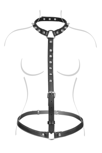 Портупея на тіло Fetish Tentation Sexy Adjustable Harness - фото