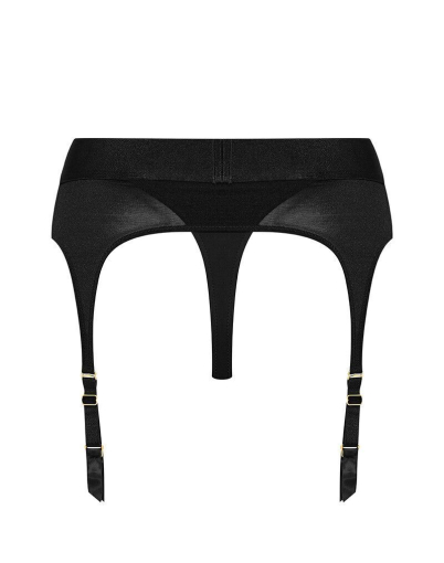 Трусики для страпона з підв’язками для панчіх Strap-On-Me REBEL HARNESS - XS - фото №4