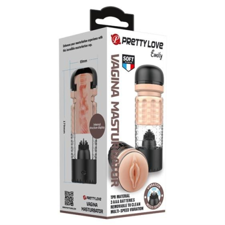 Мастурбатор з вібрацією Pretty Love Emily Vagina Masturbator - фото