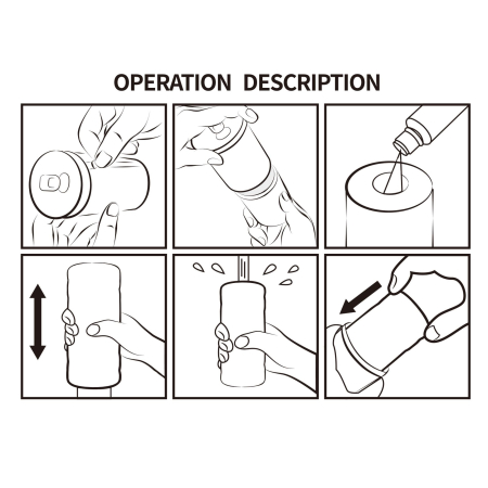 Мастурбатор Pretty Love Pop-Top Can Masturbator White №5