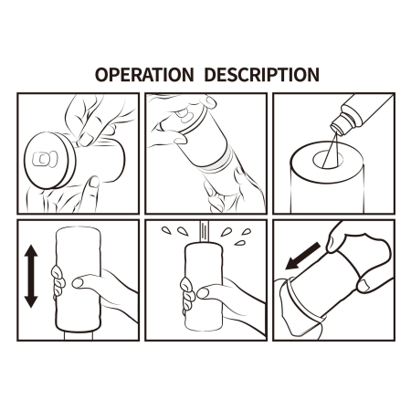 Мастурбатор Pretty Love Pop-Top Can Masturbator Purple - фото №5