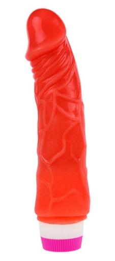 Вібратор Barbara Jeff Vibrator 7,6" Red - фото №2