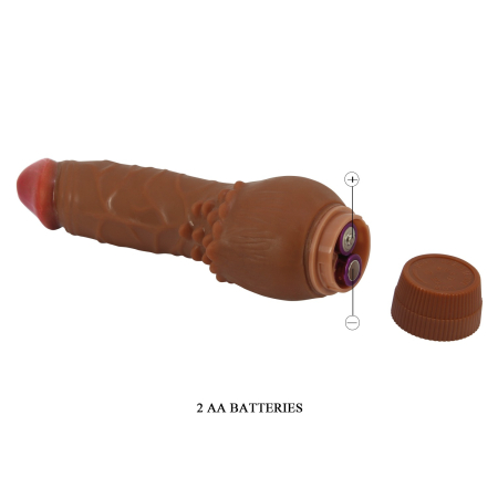 Вібратор Barbara Clark Vibrator 7,6" Brown - фото №6