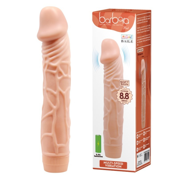 Вібратор Barbara Bob Vibrator 8,8" Flesh - фото