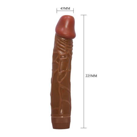 Вібратор Barbara Bob Vibrator 8,8" Brown - фото №4