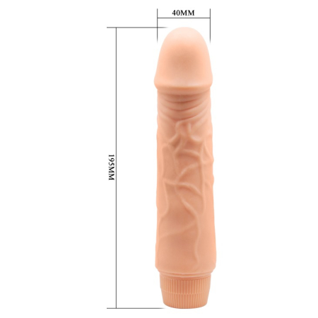 Вібратор Barbara Jeff Vibrator 7,6" Flesh - фото №5