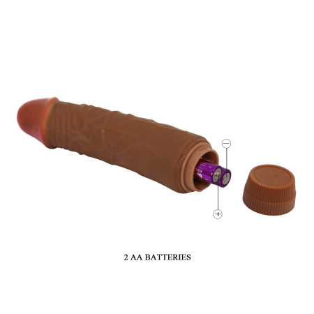 Вібратор Barbara Jeff Vibrator 7,6" Brown №6