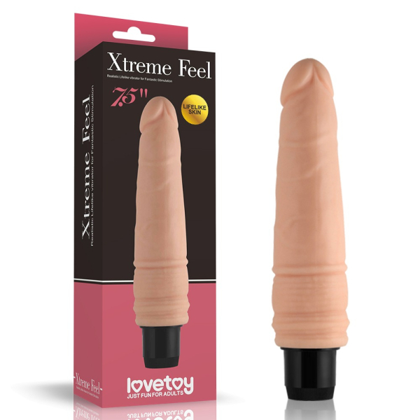 Реалістичний вібратор Xtreme Feel Vibrator Flesh 7.5" 