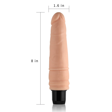 Реалістичний вібратор Xtreme Feel Vibrator Flesh 7.5" №5