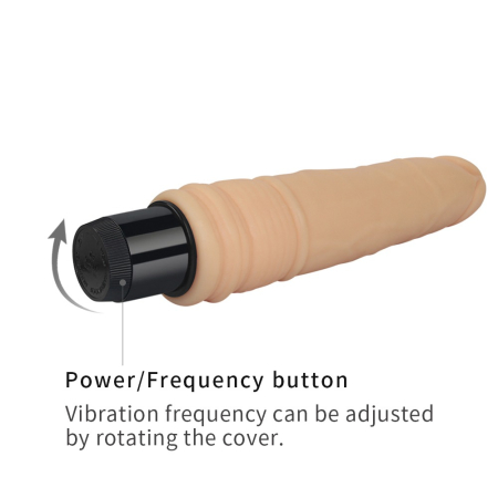 Реалістичний вібратор Xtreme Feel Vibrator Flesh 7.5" №6