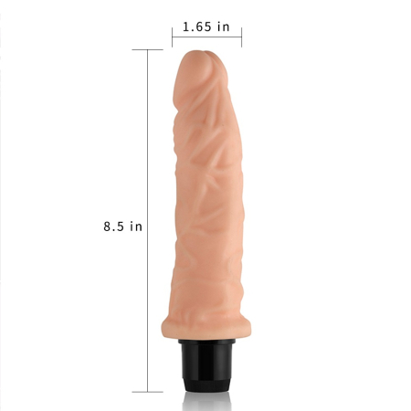 Реалістичний вібратор Xtreme Feel Vibrator Flesh 8.5" - фото №5
