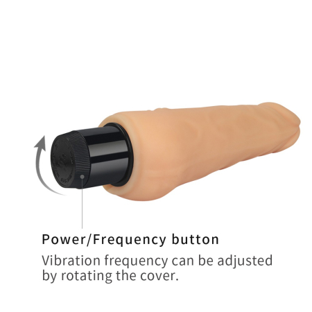 Реалістичний вібратор Xtreme Feel Vibrator Flesh 7.5" - фото №6