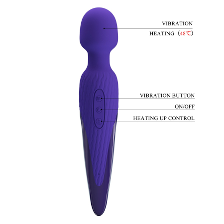 Вібромасажер Pretty Love Antony Heat Massager Blue №8