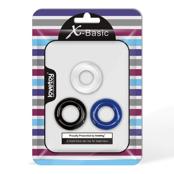 Набор эрекционных колец X-Basic Cockring Set 