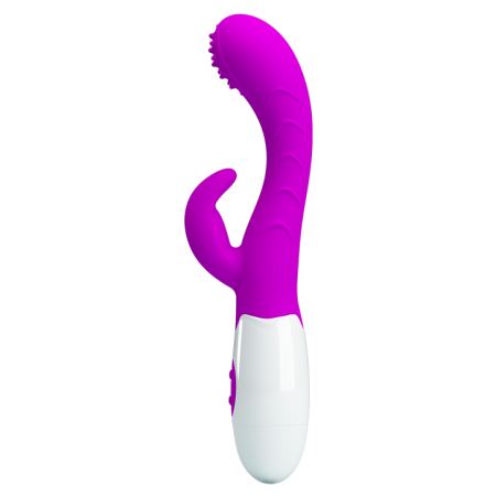 Вибратор с клиторальным стимулятором Pretty Love Arthur Vibrator Purple №5