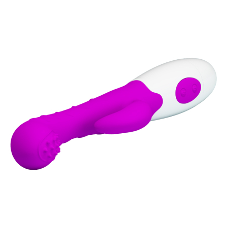 Вибратор с клиторальным стимулятором Pretty Love Arthur Vibrator Purple №7