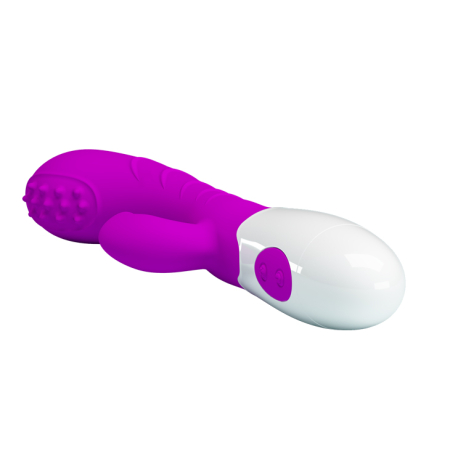 Вибратор с клиторальным стимулятором Pretty Love Arthur Vibrator Purple №8