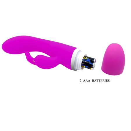 Вібратор із кліторальним стимулятором Pretty Love Freda Vibrator - фото №3