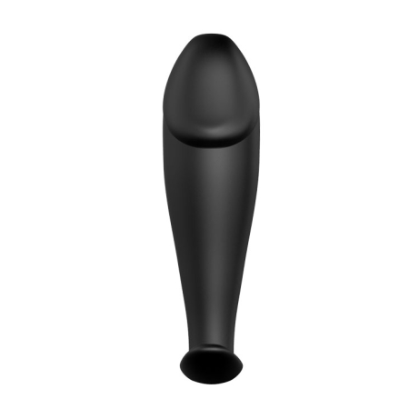 Анальний затор Pretty Love Anal Butt Plug Penis Shaped Black - фото №4