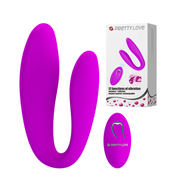 Вібратор для двох Love Letitia Remote Control Stimulator Pink - фото