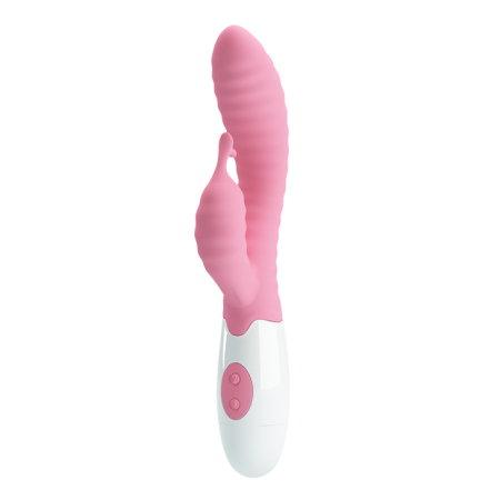 Вібратор із кліторальним стимулятором Pretty Love Pete Vibrator Pink - фото №7