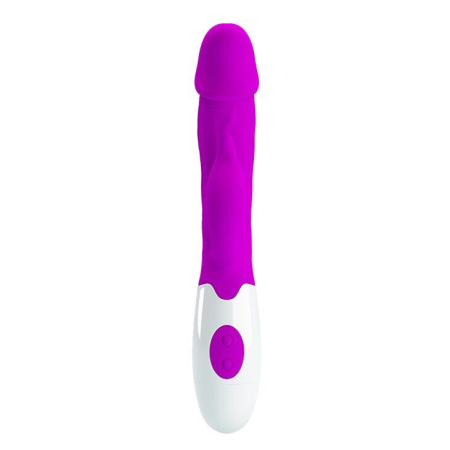 Вибратор с клиторальным стимулятором Pretty Love PETER Vibrator Purple №6