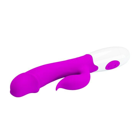 Вибратор с клиторальным стимулятором Pretty Love PETER Vibrator Purple №7