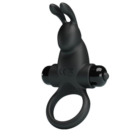 Ерекційне кільце Pretty Love Vibrant penis ring I Black - фото №2