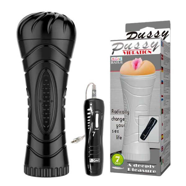 Мастурбатор вагіна з вібрацією Pussy vibration - фото