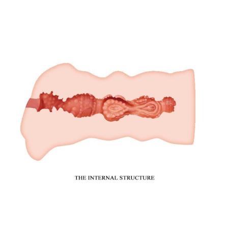 Мастурбатор вагіну Crazy Bull Leila Masturbator Flesh - фото №3