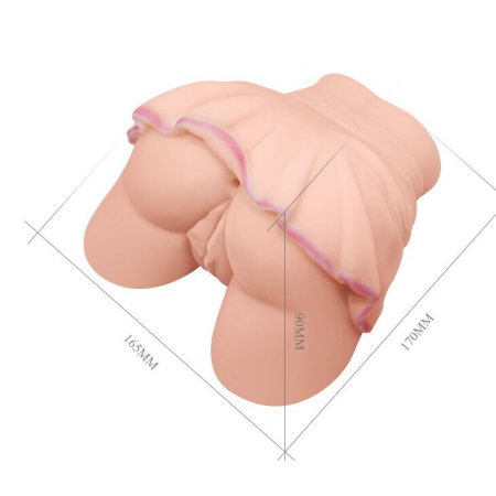 Мастурбатор вагіну та анус з подвійною вібрацією Passion Lady 9180 - фото №2