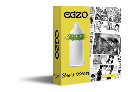 Презервативи EGZO Bee`s Knees, 1 шт - фото