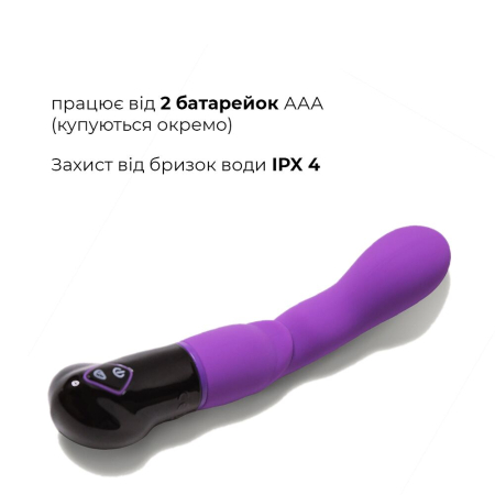 Вібратор Adrien Lastic Nyx, стимуляція точки G і входа у піхву - фото №4