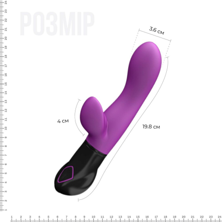 Вібратор-кролик Adrien Lastic Gaia - фото №2