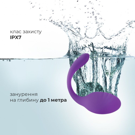 Віброяйце зі стимулятором клітора Adrien Lastic Smart Dream II з пультом LRS, можна під одяг - фото №4