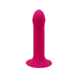 Дилдо з присоскою Adrien Lastic Hitsens 2 Pink, відмінно для страпона, макс. діам. 4см, довж. 16,7см - фото