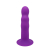 Дилдо з присоскою Adrien Lastic Hitsens 3 Purple, відмінно для страпона, діам. 4,1см, довжина 18,2см - фото