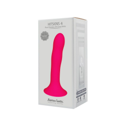 Дилдо з присоскою Adrien Lastic Hitsens 4 Pink, відмінно для страпона, діаметр 3,7см, довжина 17,8см - - фото №6