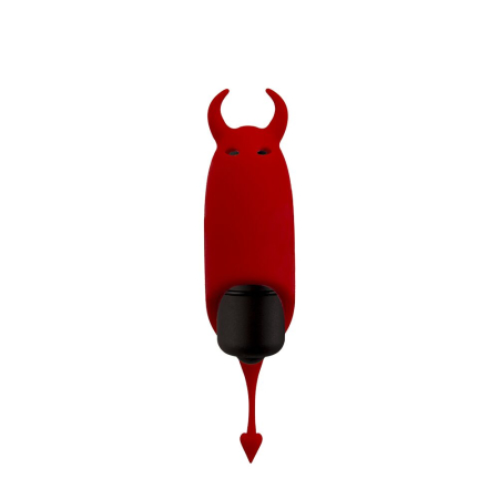 Віброкуля Adrien Lastic Pocket Vibe Devol з хвостиком і ріжками - фото