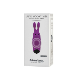 Віброкуля Adrien Lastic Pocket Vibe Rabbit Purple зі стимулювальними вушками - - фото №5