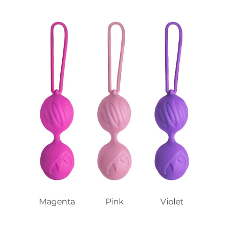 Вагінальні кульки Adrien Lastic Geisha Lastic Balls Mini Pink (S), діаметр 3,4 см, маса 85 г - фото №4