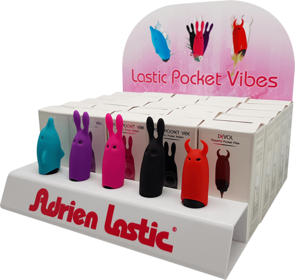 Набір вібраторів Adrien Lastic Promo Pack Pocket Vibe (25 шт + тестери) - фото