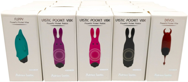 Набір вібраторів Adrien Lastic Pocket Vibe (25 штук) - фото