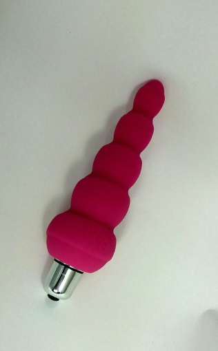 Анальний вібростимулятор Alive Lance, силікон, макс. діаметр 2,9 см (передостання кулька) - фото №4