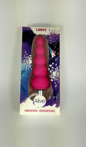 Анальний вібростимулятор Alive Lance, силікон, макс. діаметр 2,9 см (передостання кулька) - фото №5