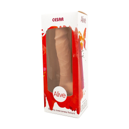 Фалоімітатор Alive Cesar Mega Realistic, діаметр 3,5 см, FutureSkin, двошаровий, найреалістичніший - - фото №3