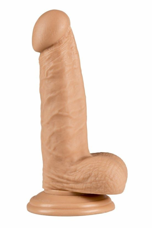 Фалоімітатор з присоскою Alive Little John, діаметр 3,5 см, ПВХ, об’ємна головка - фото