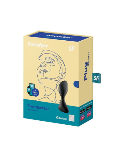Анальна смарт-пробка з вібрацією Satisfyer Trendsetter Black - фото №4