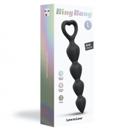 Анальний ланцюжок Love To Love BING BANG L - BLACK ONYX - - фото №6