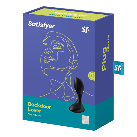 Анальна вібропробка Satisfyer Backdoor Lover Black - фото №6